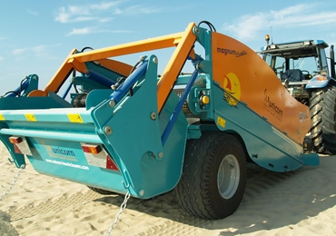 Maquinas limpia playas